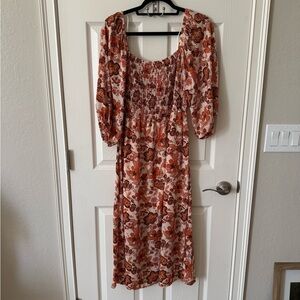 Sienna Sky midi butterfly dress - M